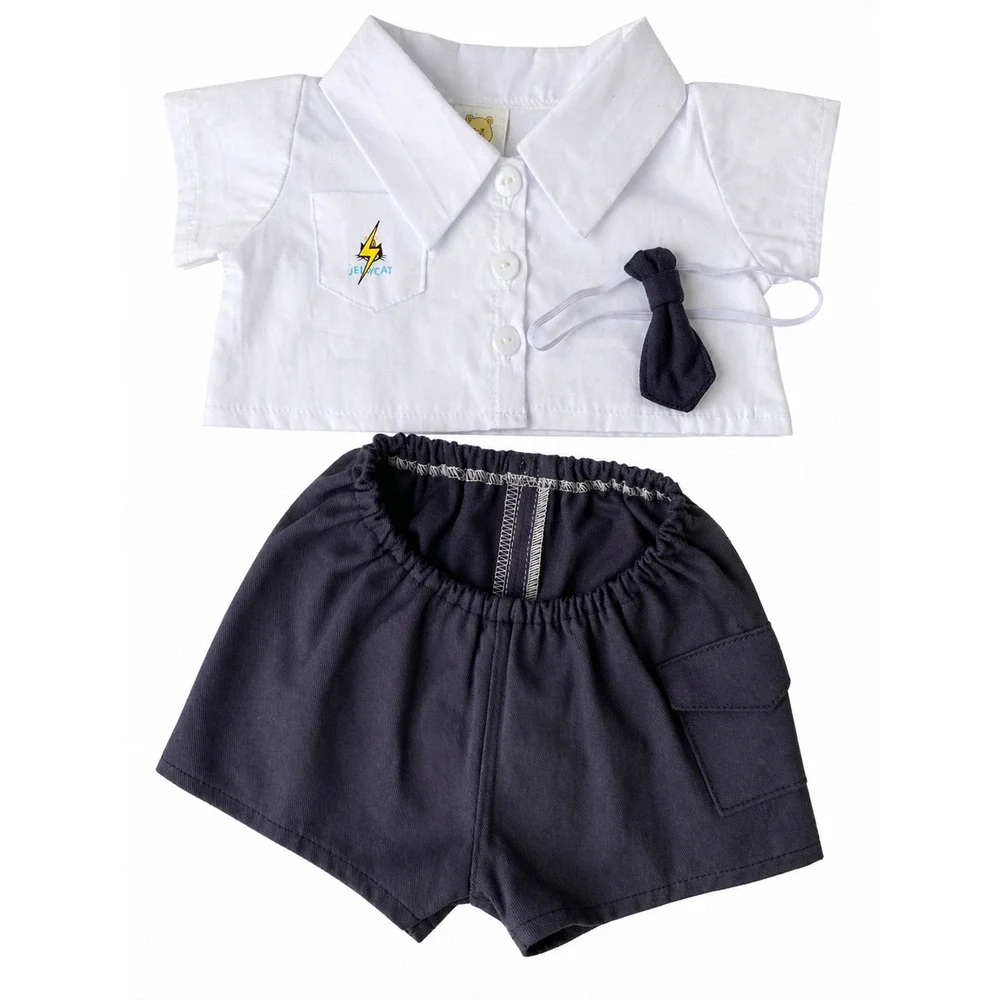 Bartholomew bear cute clothes outfits - Tie Outfit Set